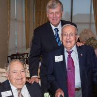 President Haas with Cal Owen, and Tom Fox.